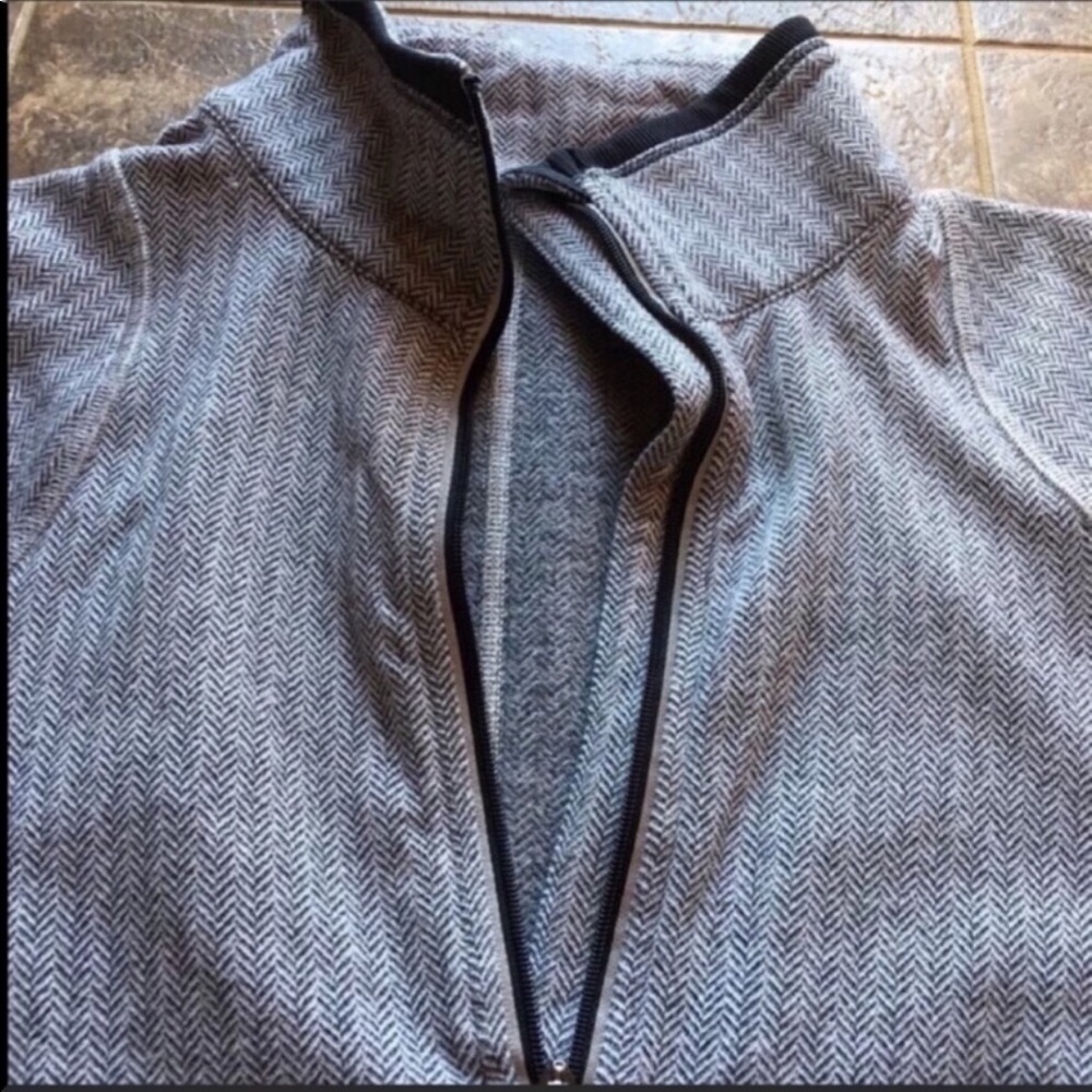 Lululemon Full Tilt Pullover Ghost Herringbone 8 - image 4